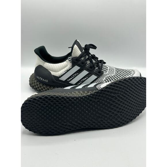 ADIDAS Ultra 4D Primeknit Sneakers Oreo White Black IG2262 Boost Sz 12